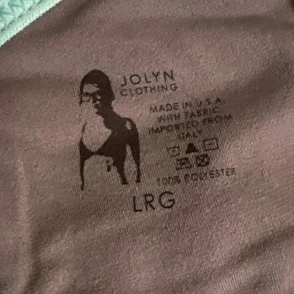 Jolyn Bikini Swim Top‎ Vent Large Green (Beach) New with tags - Picture 4 of 5